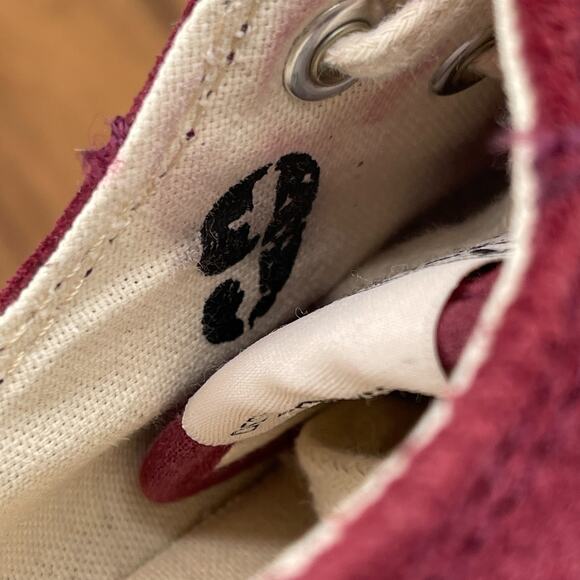 Keen Coronado III Shoes Womens Size 9 Red Leather Casual Comfort Walking Sneaker - Picture 8 of 9